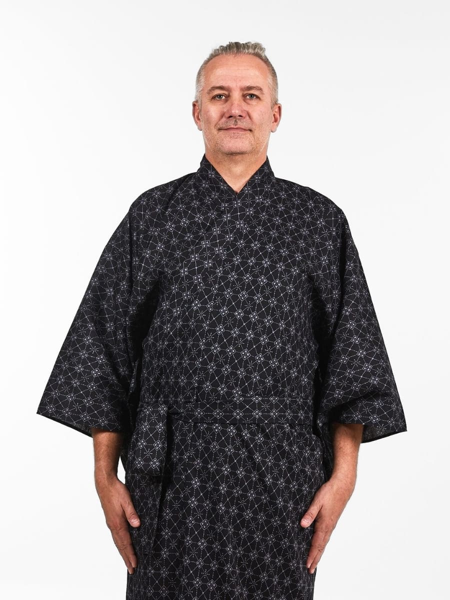 Kimono Yukata Homme Hishigata