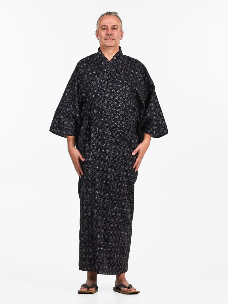 Kimono Yukata Homme Hishigata - S