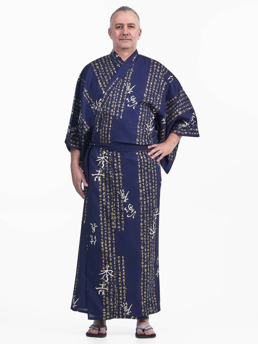 Kimono Yukata Homme Kanji - S