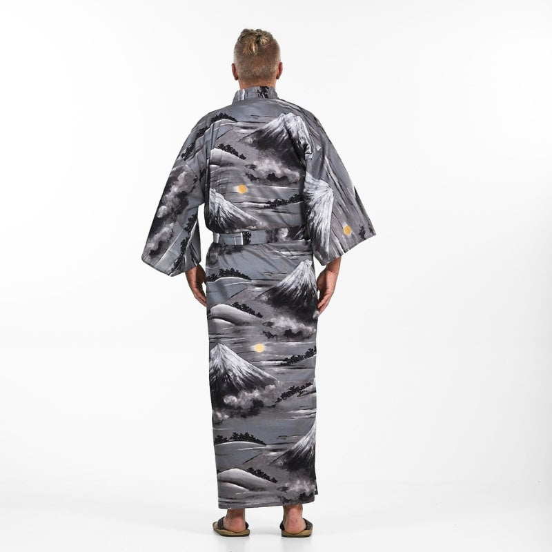 Kimono Yukata Homme Mont Fuji