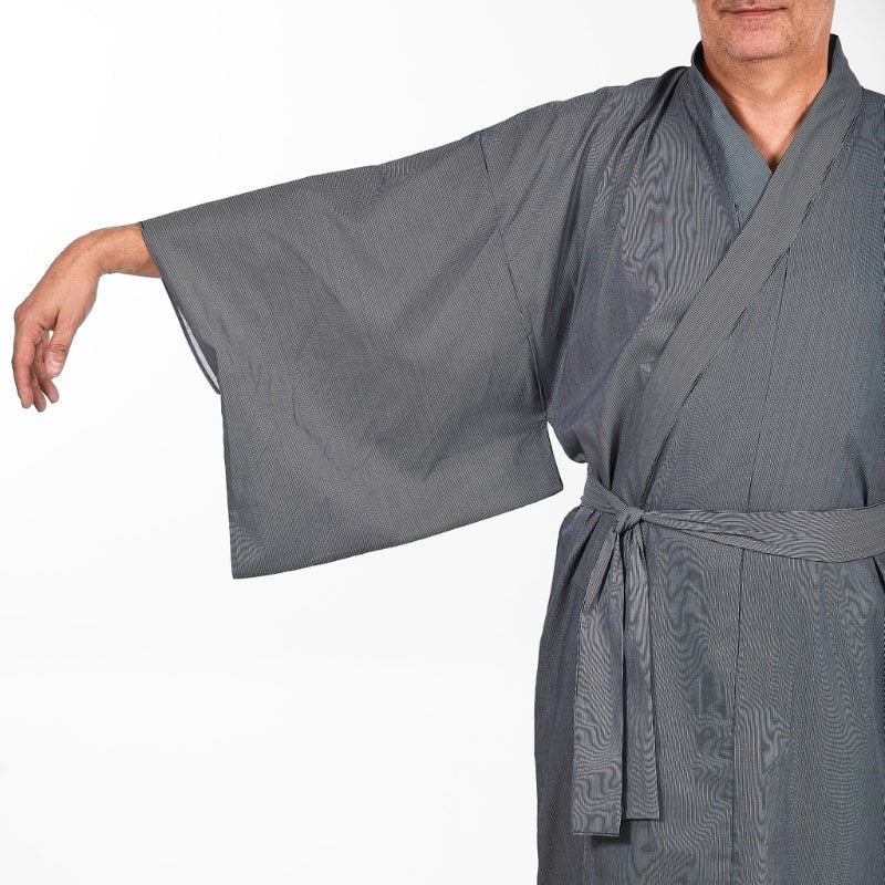 Kimono Yukata Homme Rayé