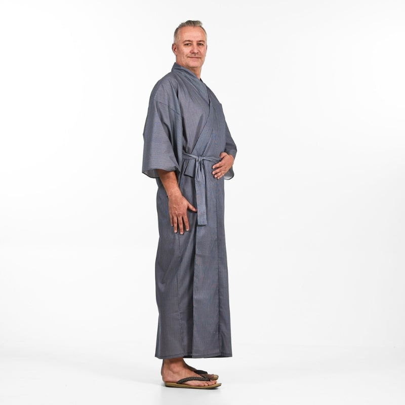 Kimono Yukata Homme Rayé