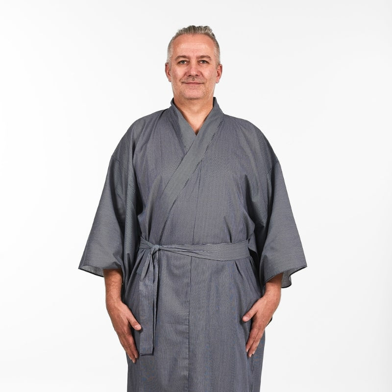 Kimono Yukata Homme Rayé