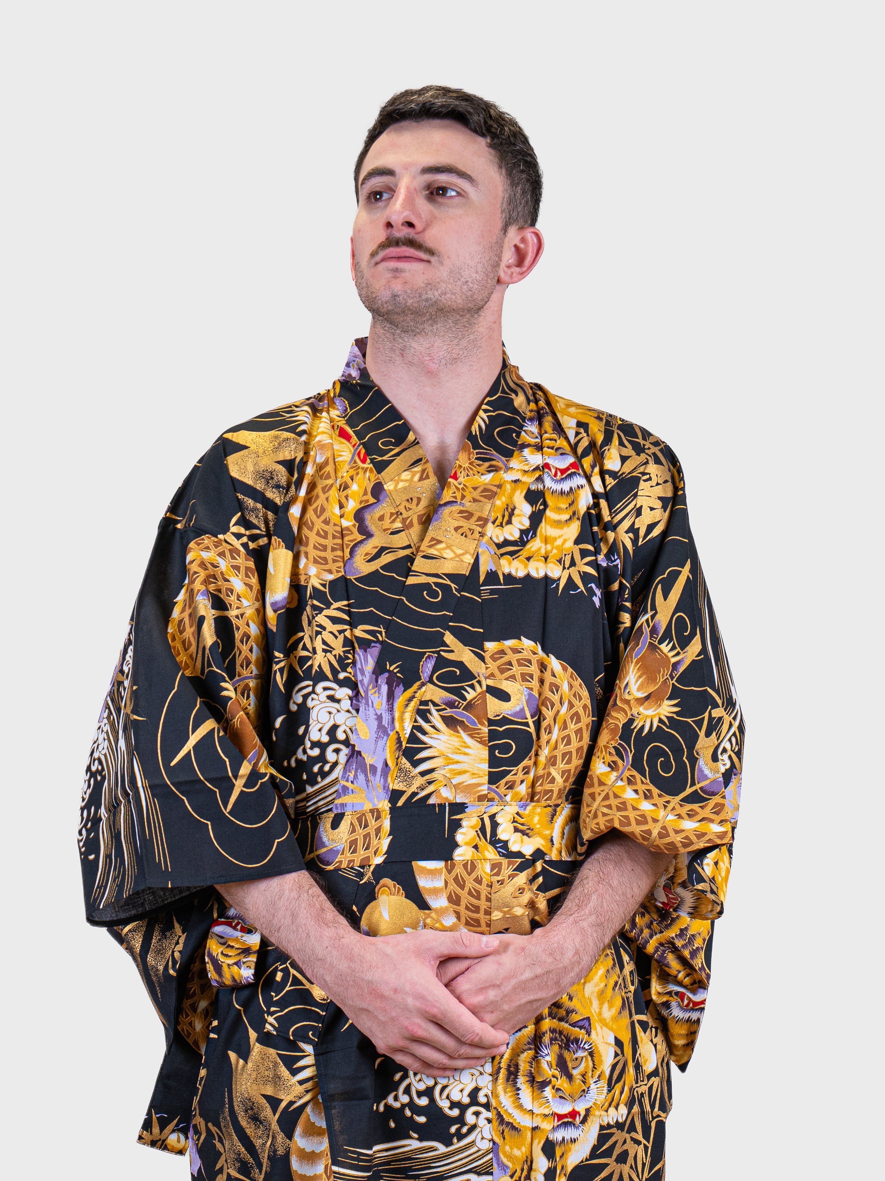 Kimono Yukata Homme Ryū Tora