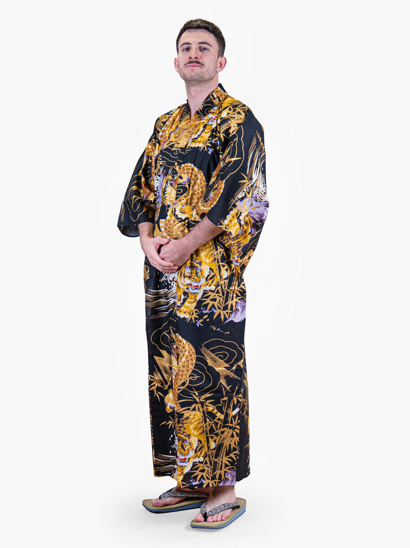 Kimono Yukata Homme Ryū Tora