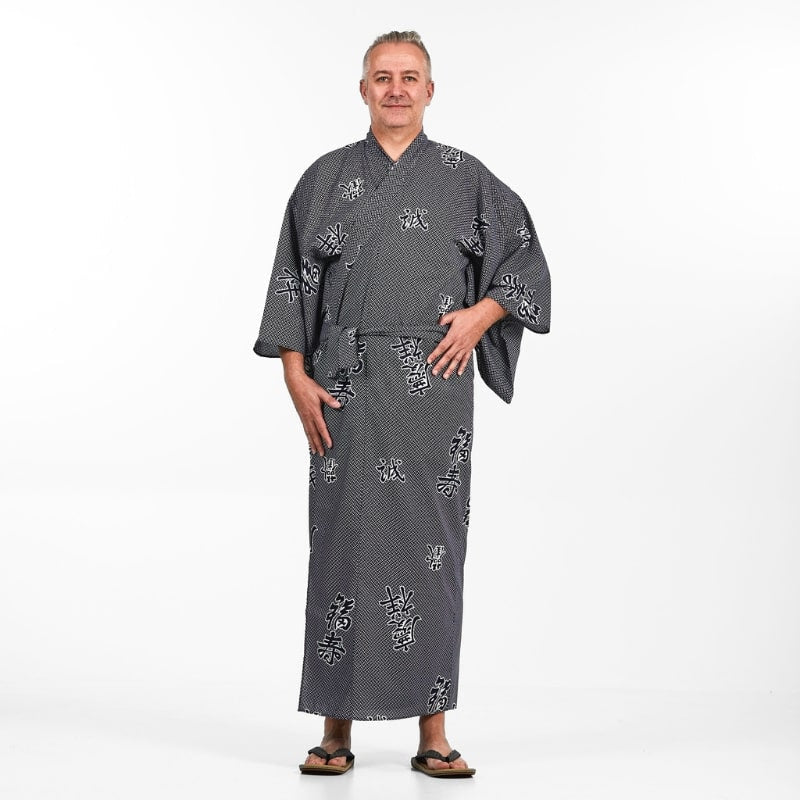 Kimono Yukata Homme Yorokobi - S