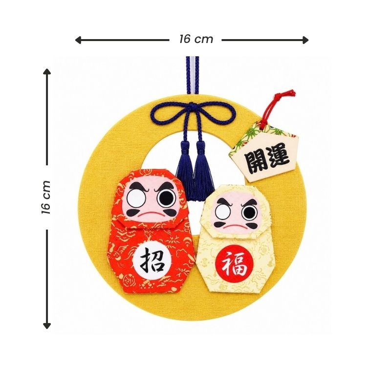 Kit Créatif Japonais Suspension Papier Daruma