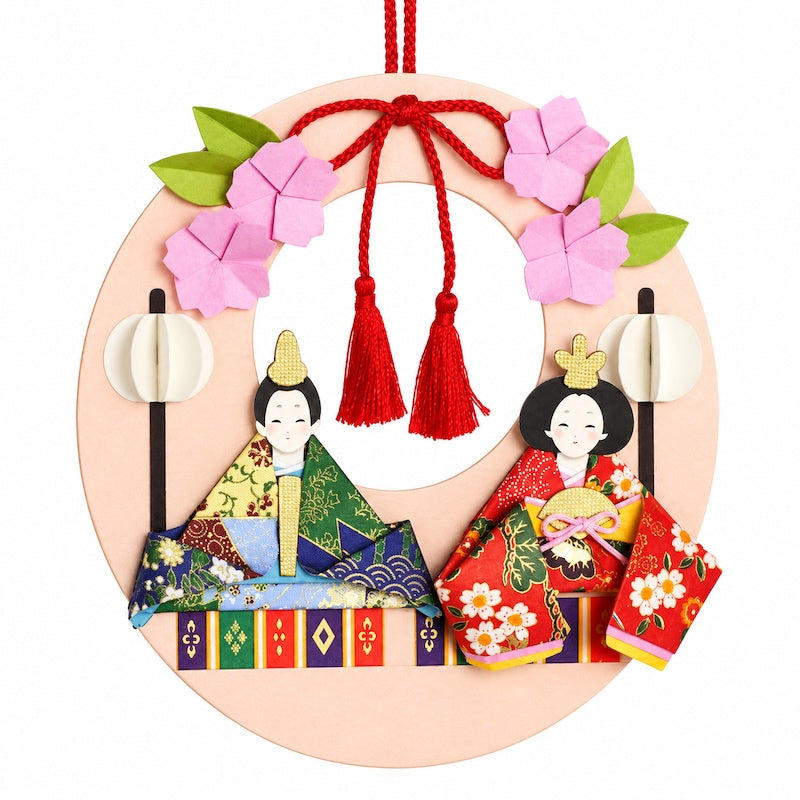 Kit Créatif Japonais Suspension Papier Hina Matsuri