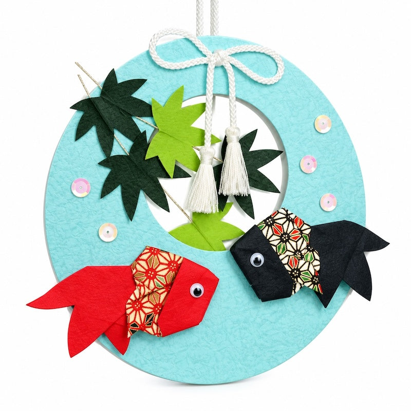 Kit Créatif Japonais Suspension Papier Poissons