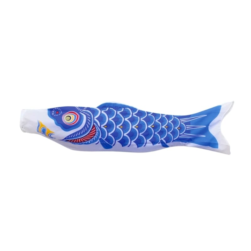 Koinobori Japonaise Traditionnelle Bleue 100 cm