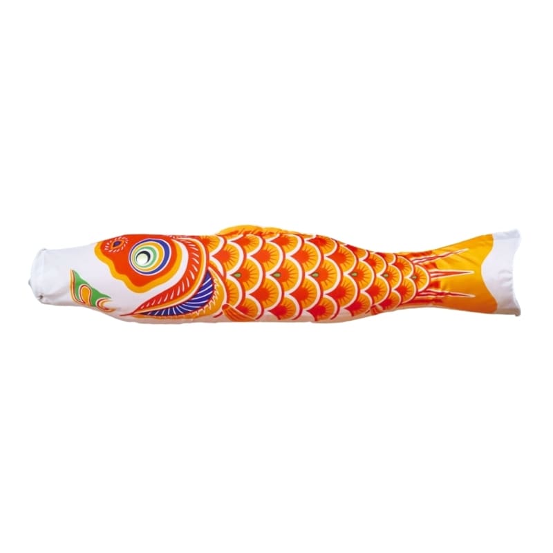 Koinobori Japonaise Traditionnelle Orange 100 cm