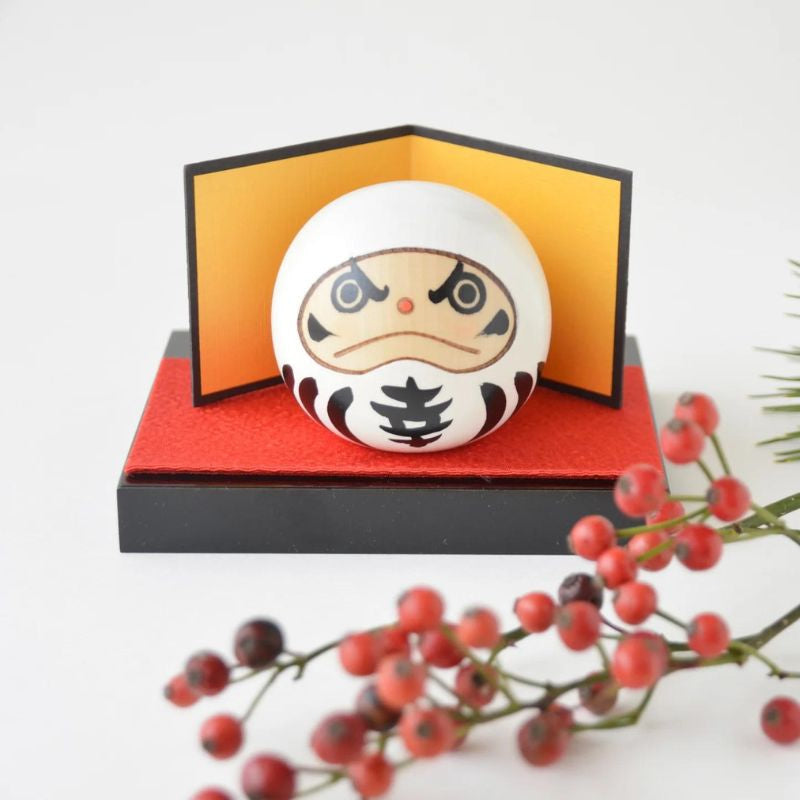 Kokeshi Daruma Blanc