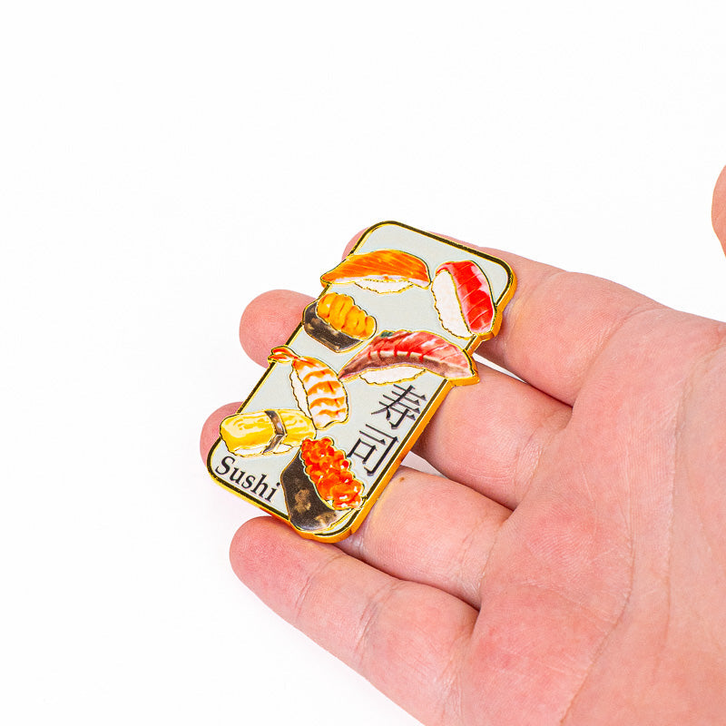 Magnet Japonais en Métal motif Sushis