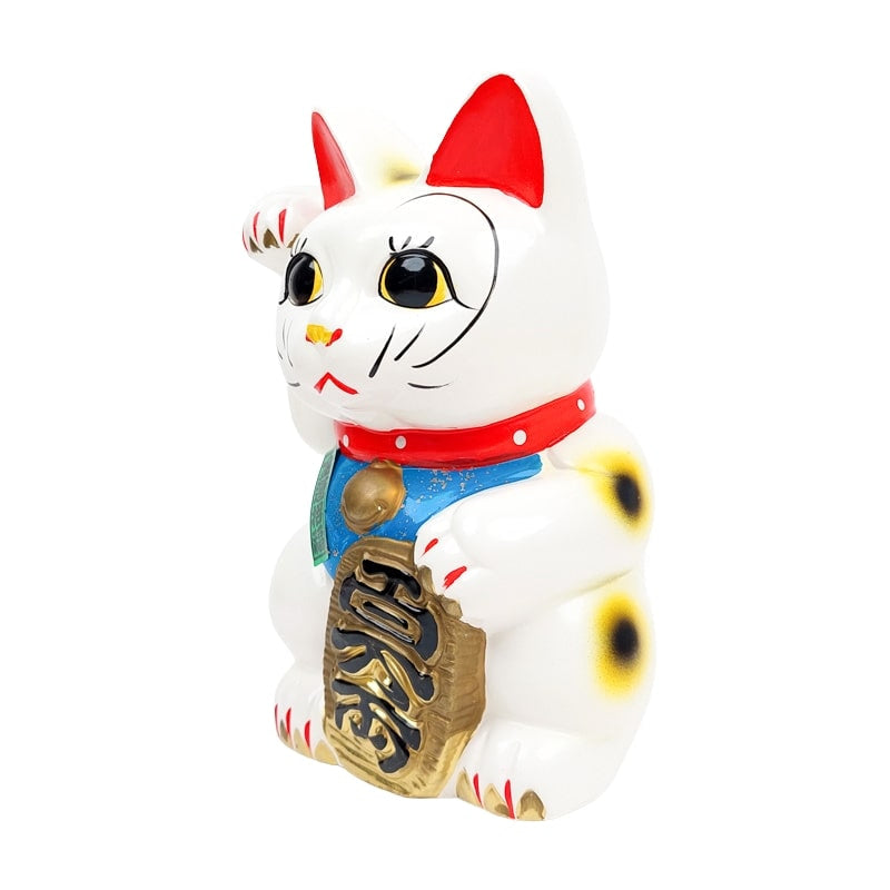 Maneki Neko Blanc Seto - 21 cm