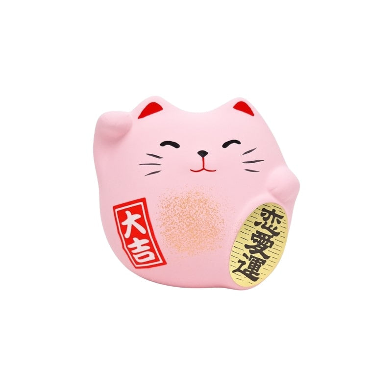 Maneki Neko Rond Rose