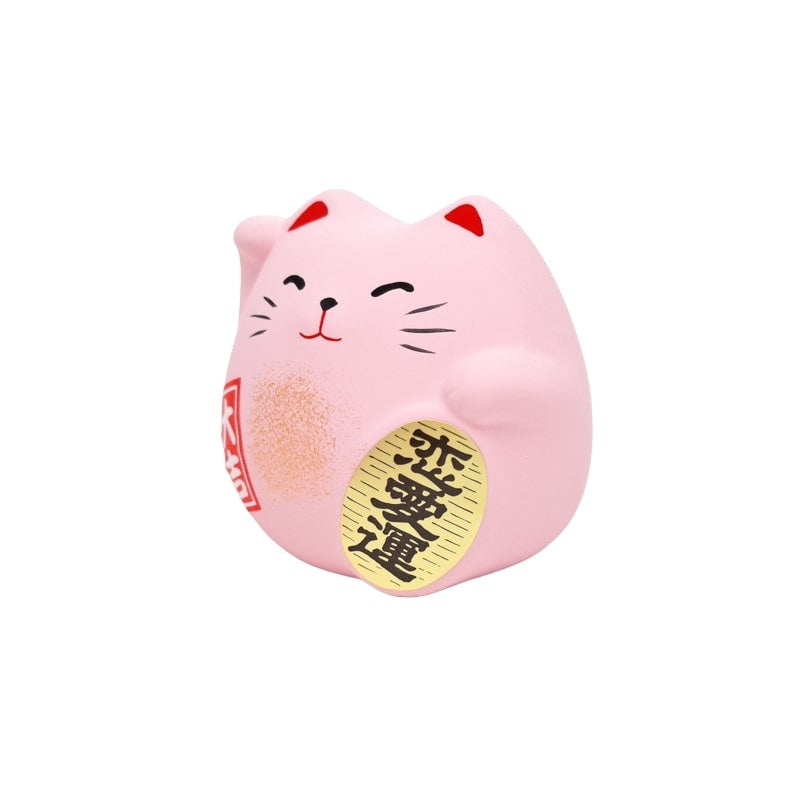 Maneki Neko Rond Rose
