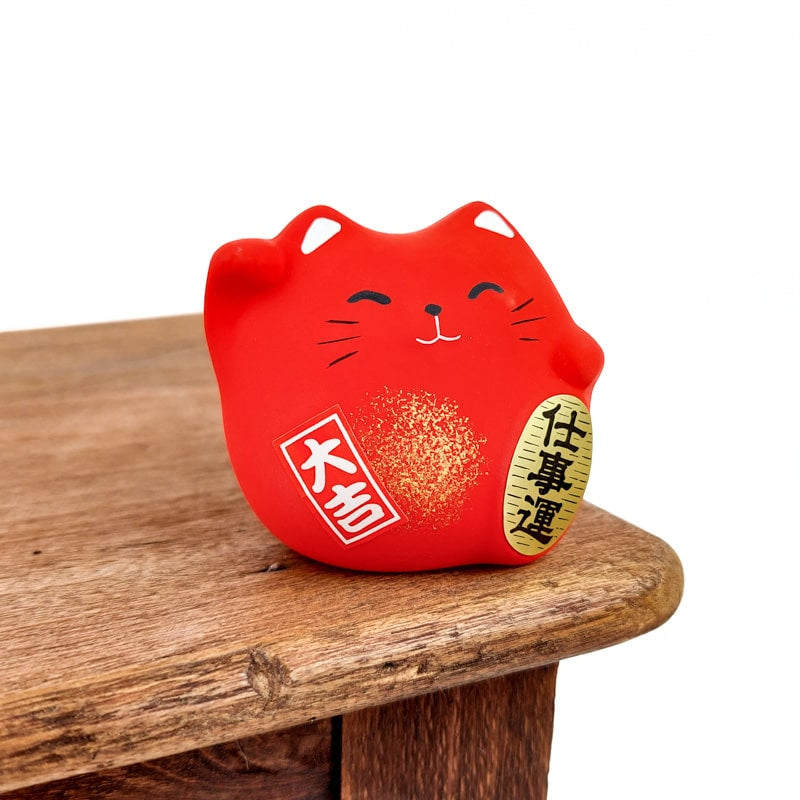 Maneki Neko Rond Rouge