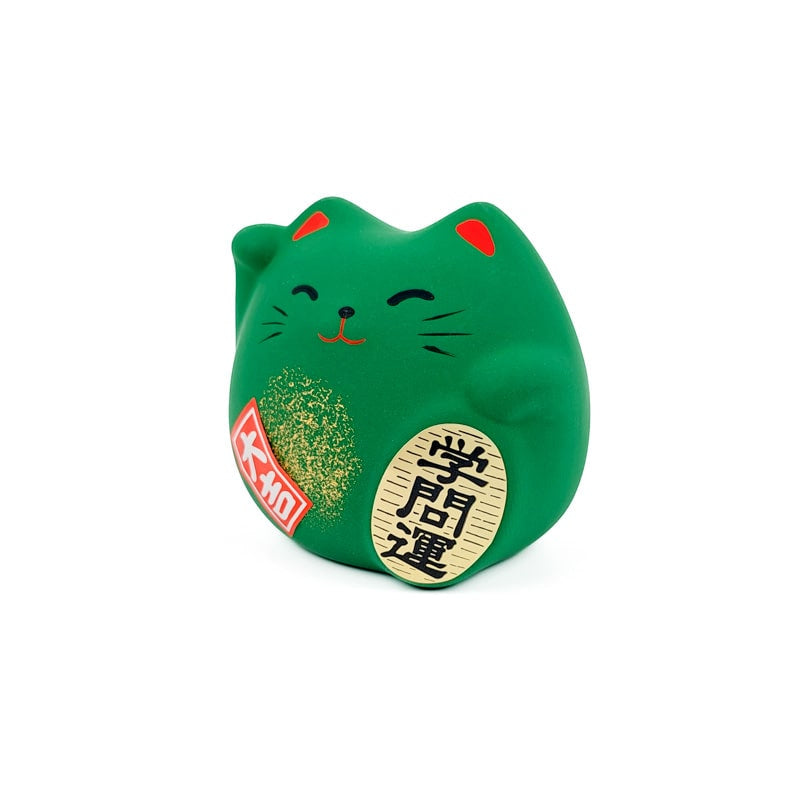 Maneki Neko Rond Vert