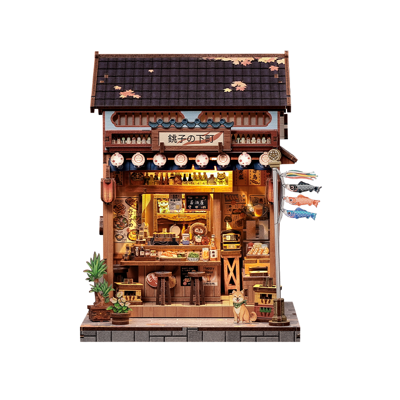 Maquette Japonaise Bois Choshi No Shitamachi