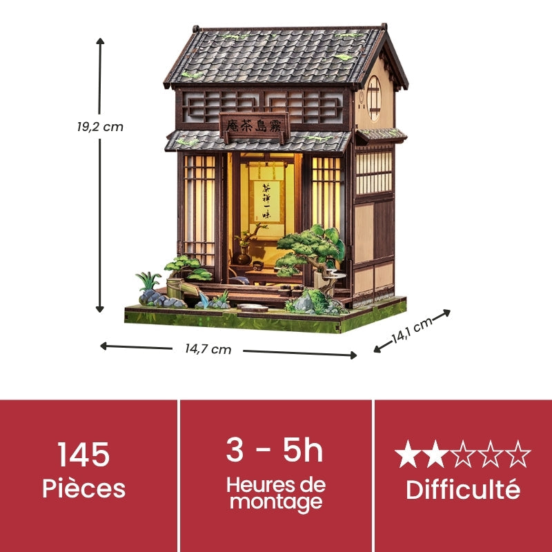 Maquette Japonaise Bois Kirishima Cha-An