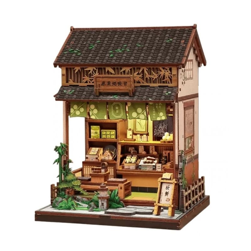 Maquette Japonaise Bois Salon de Thé Kanmi-Dokoro