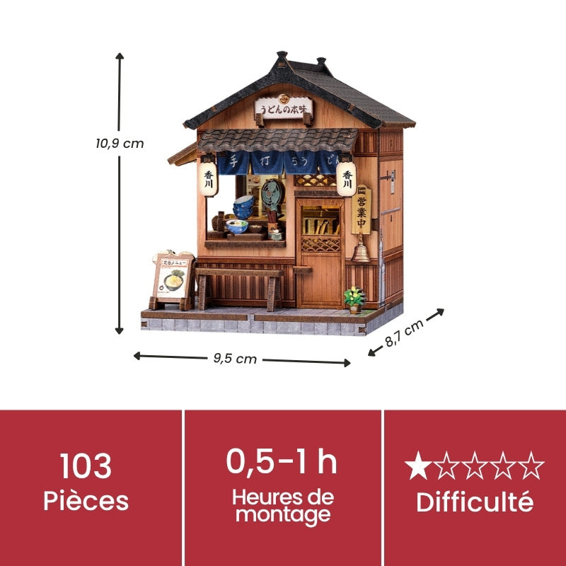 Maquette Japonaise Miniature Kagawa Udon House