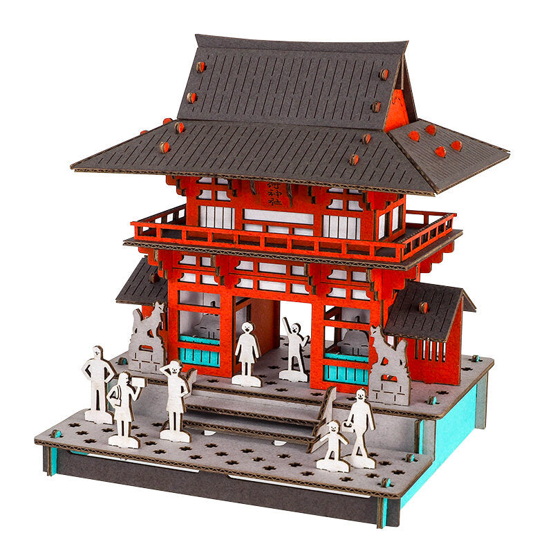 Maquette Miniature Japonaise - Porte Rōmon Sanctuaire Inari