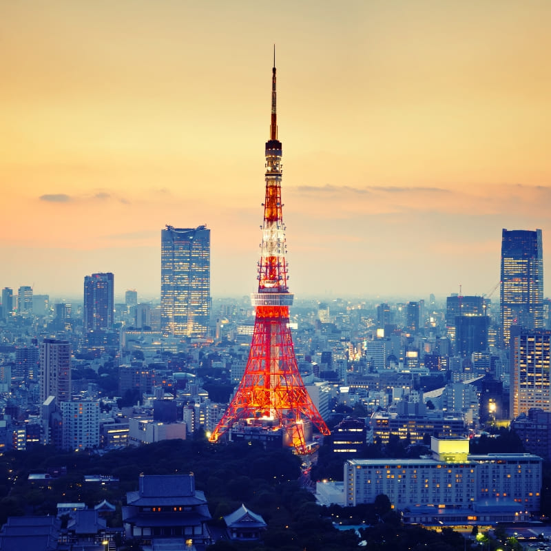 Maquette Miniature Japonaise - Tokyo Tower