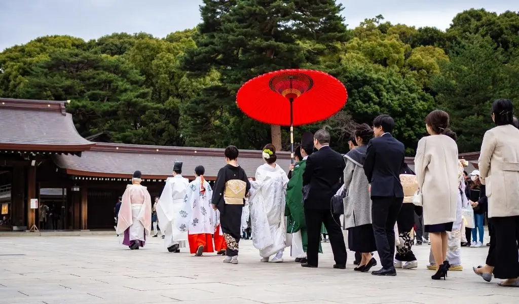 déroulement d'un mariage shinto