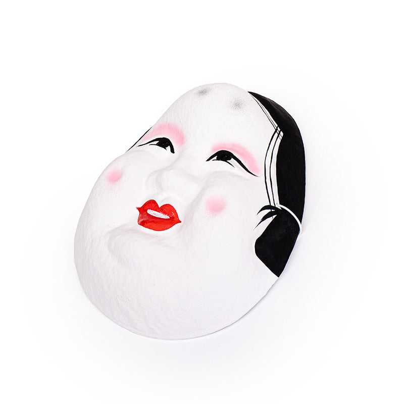 Masque Japonais Okame Papier Mâché