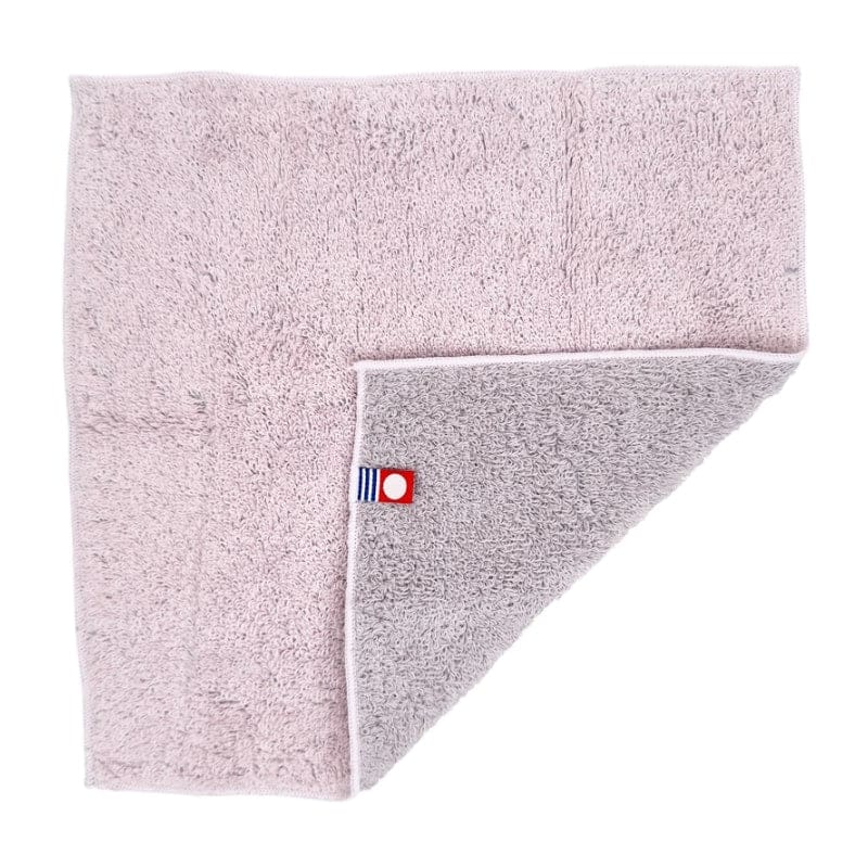 Mini Serviette Japonaise Réversible Grise