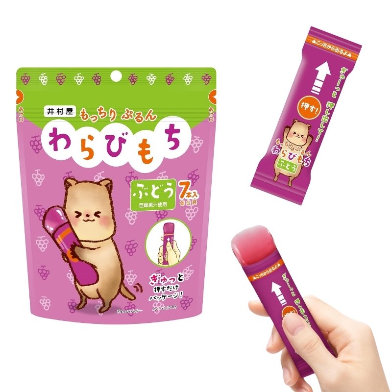 Mocchiri Purun! Warabi Mochi Raisin