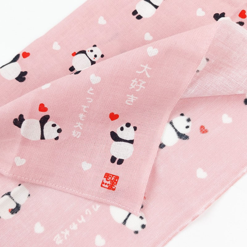 Mouchoir Tissu Japonais Panda