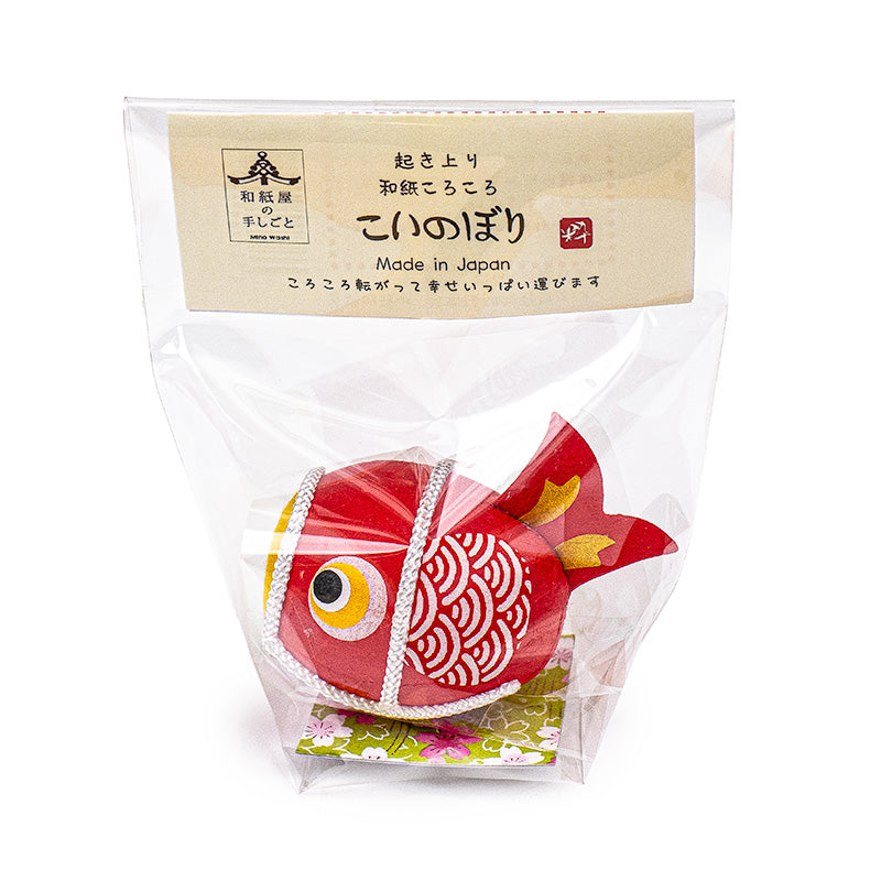 Okiagari Porte-Bonheur Koï Rouge