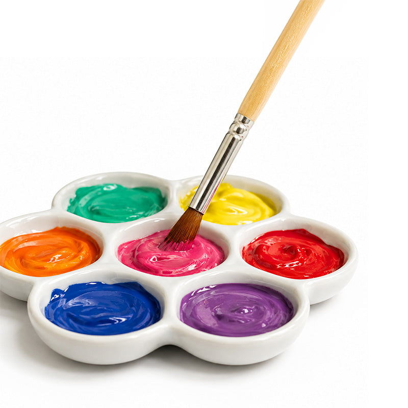 Palette Céramique Aquarelle Marguerite