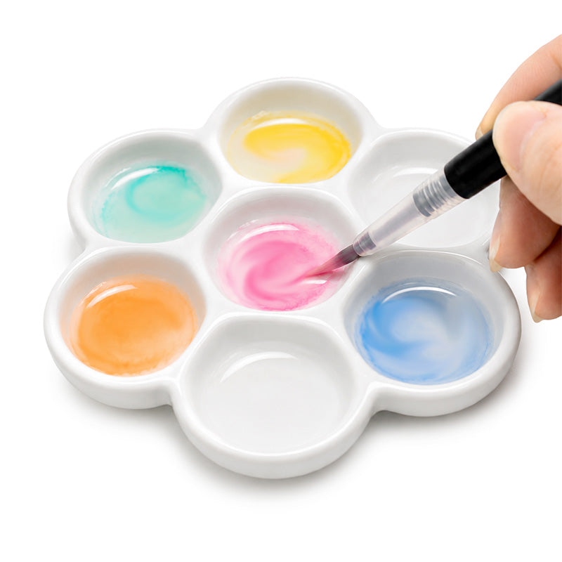 Palette Céramique Aquarelle Marguerite