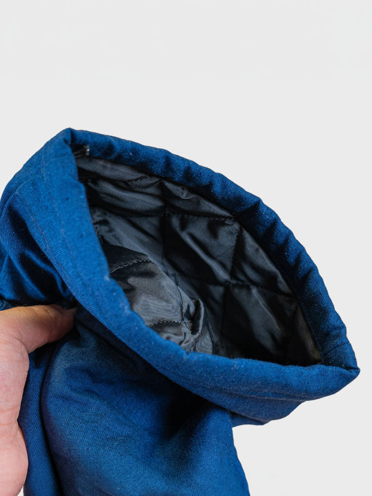 Pantalon Japonais Homme Matelassé Bleu