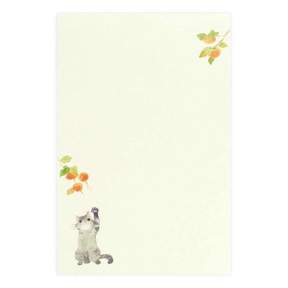 Papier à Lettre Automne Chats