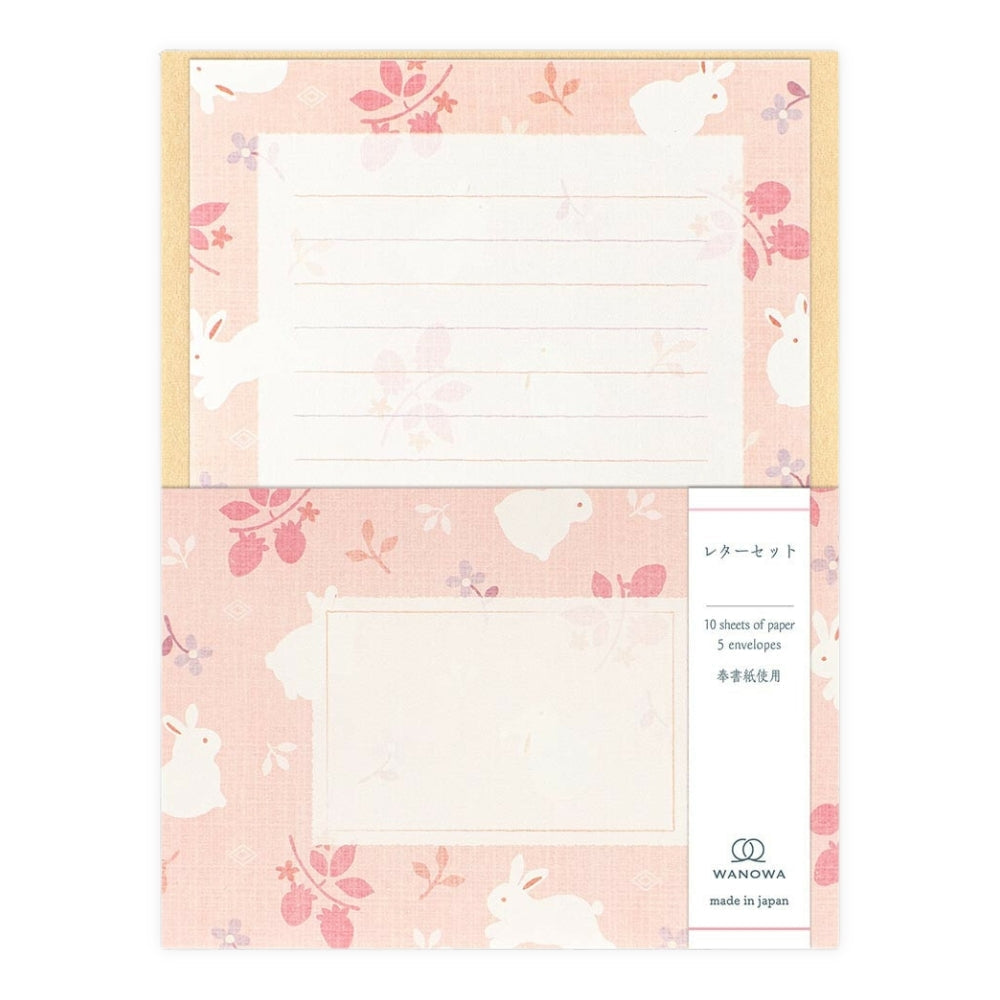 Papier à Lettre & Enveloppe Lapin