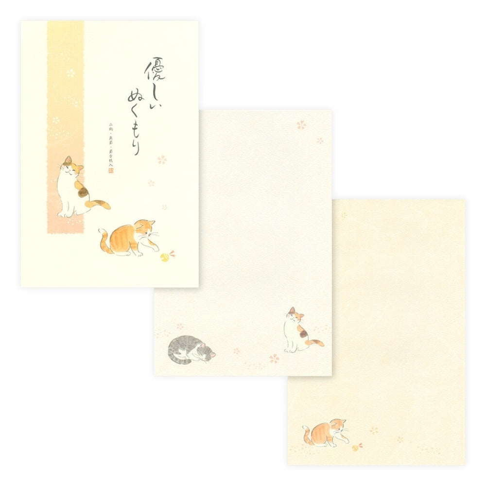 Papier à Lettre Japonais Chats