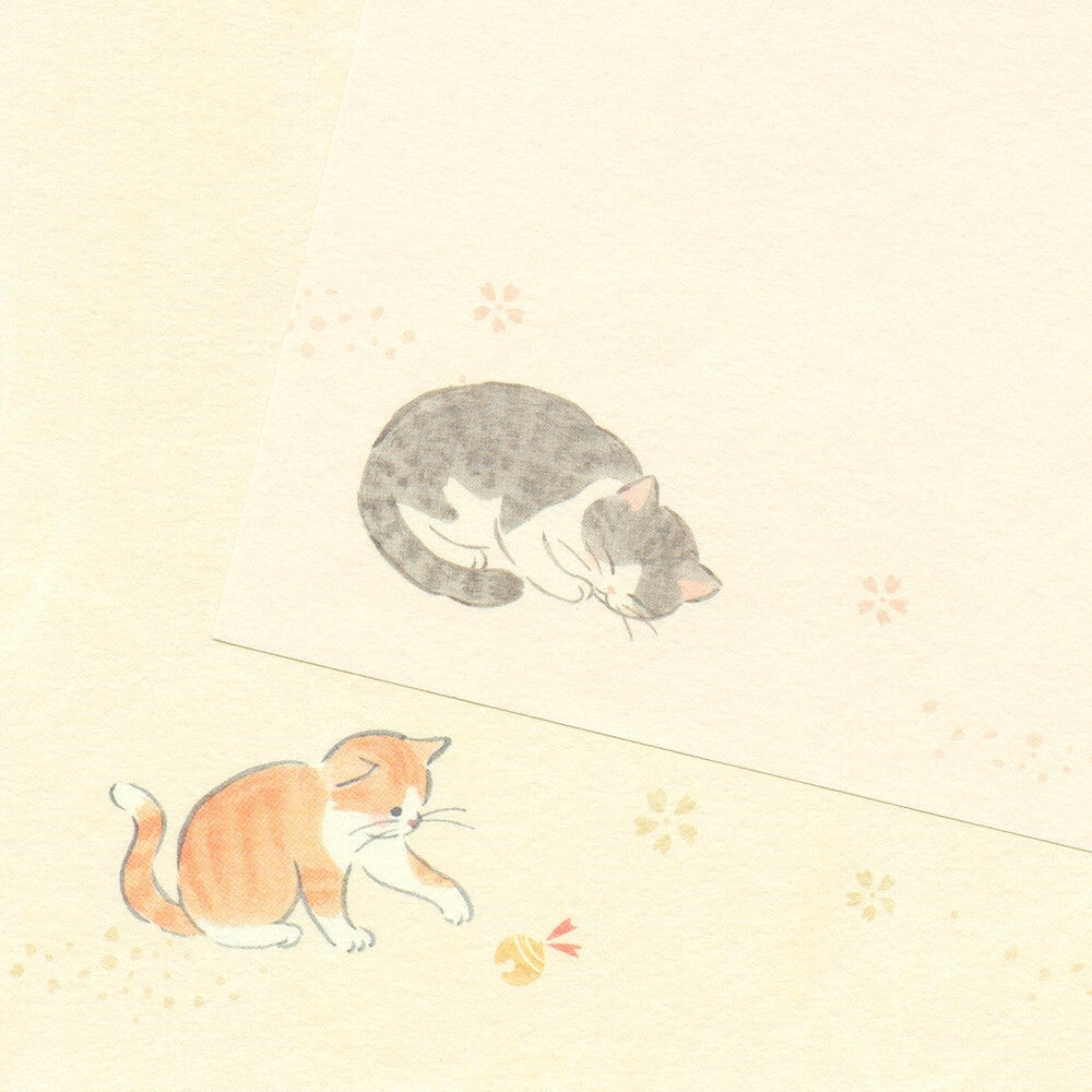 Papier à Lettre Japonais Chats