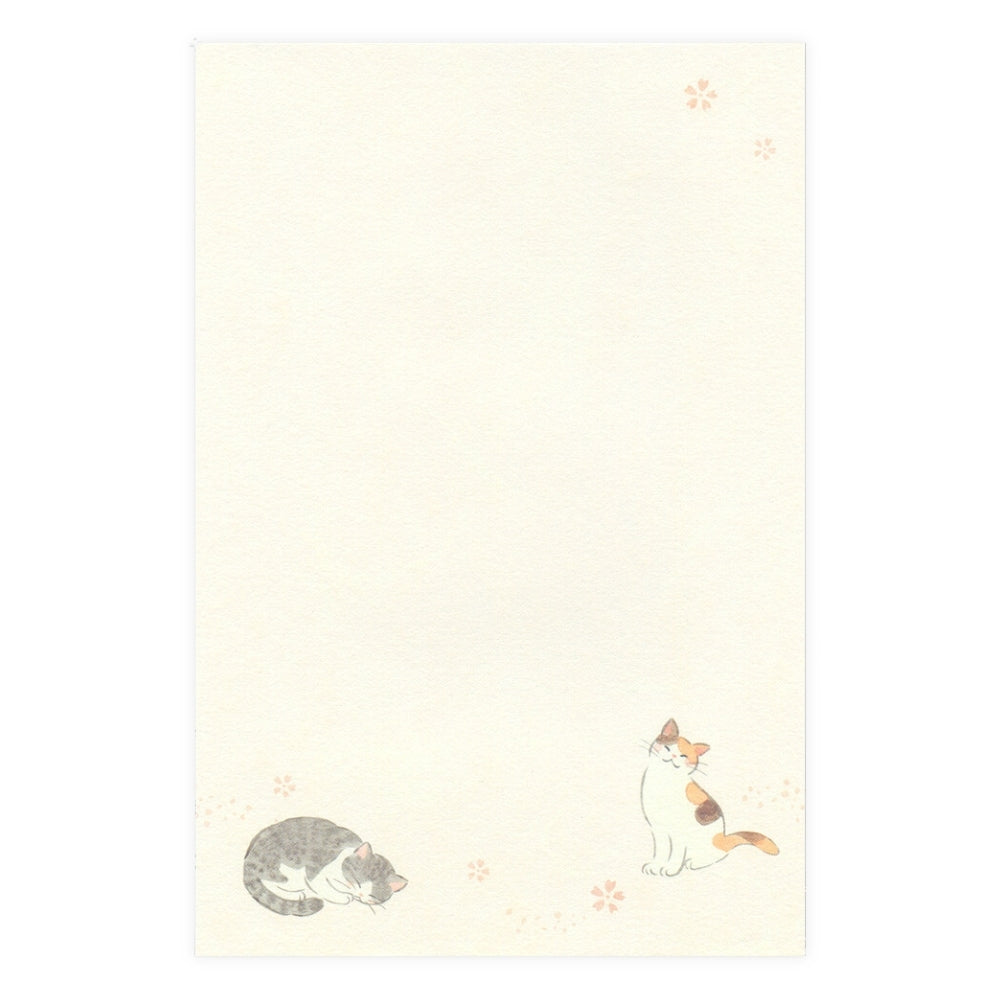 Papier à Lettre Japonais Chats