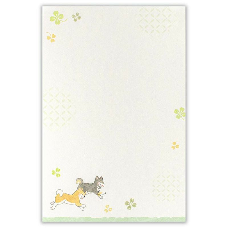 Papier à Lettre Japonais Shiba Inu