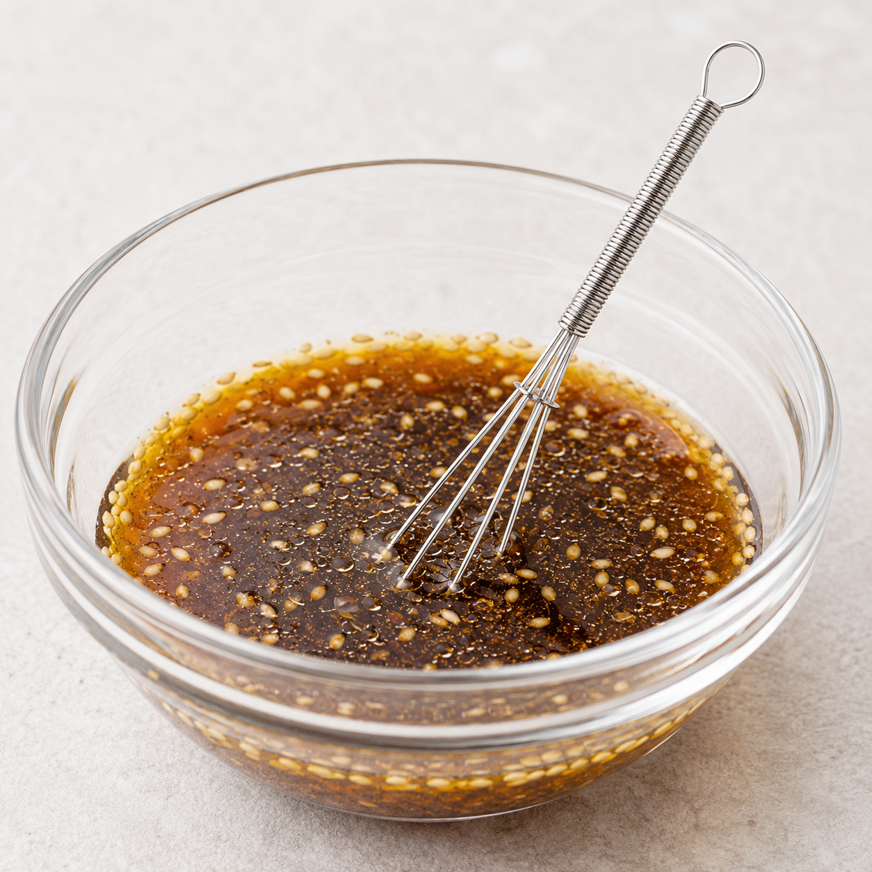 Petit Fouet Japonais Inox pour Vinaigrettes et Sauces