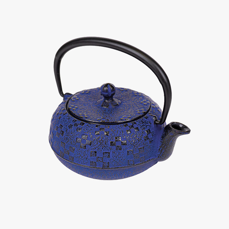 Petite Théière Japonaise en Fonte Tetsubin Indigo