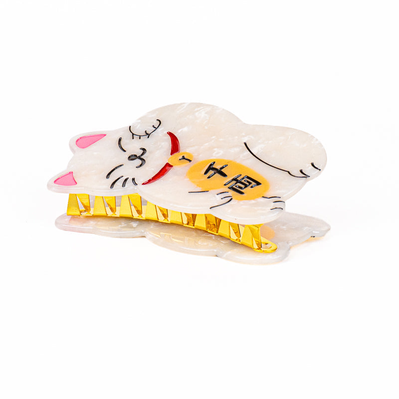 Pince à Cheveux Japonaise Maneki-Neko