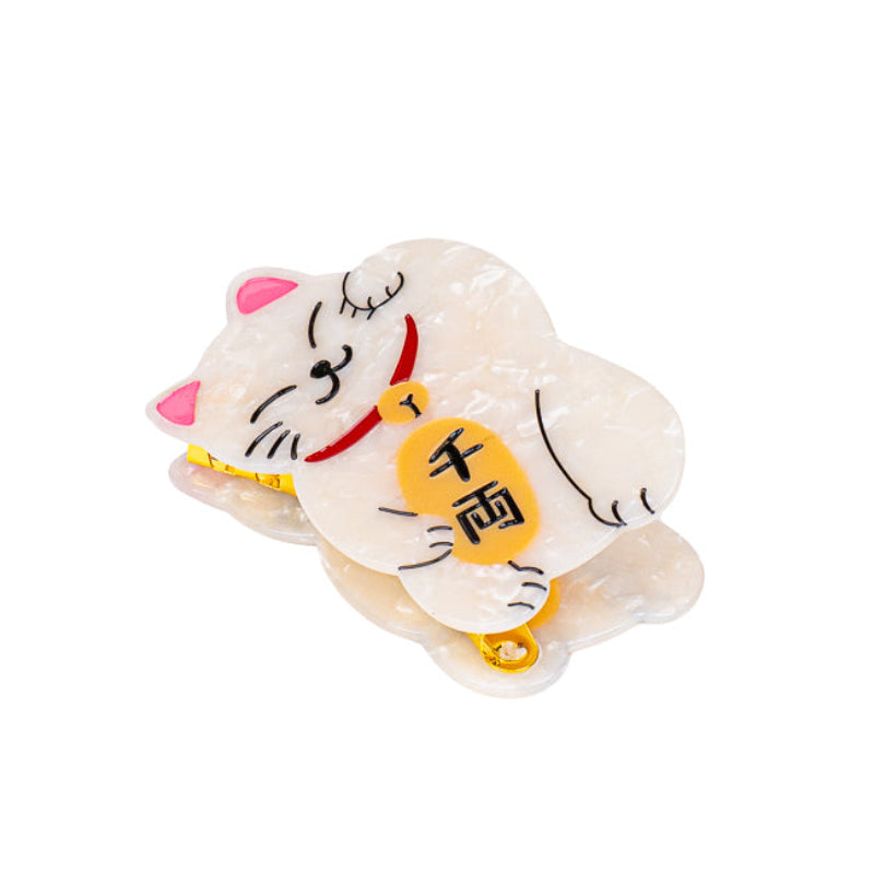 Pince à Cheveux Japonaise Maneki-Neko