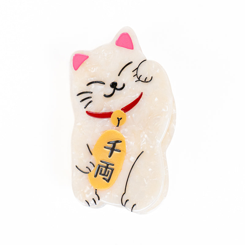 Pince à Cheveux Japonaise Maneki-Neko