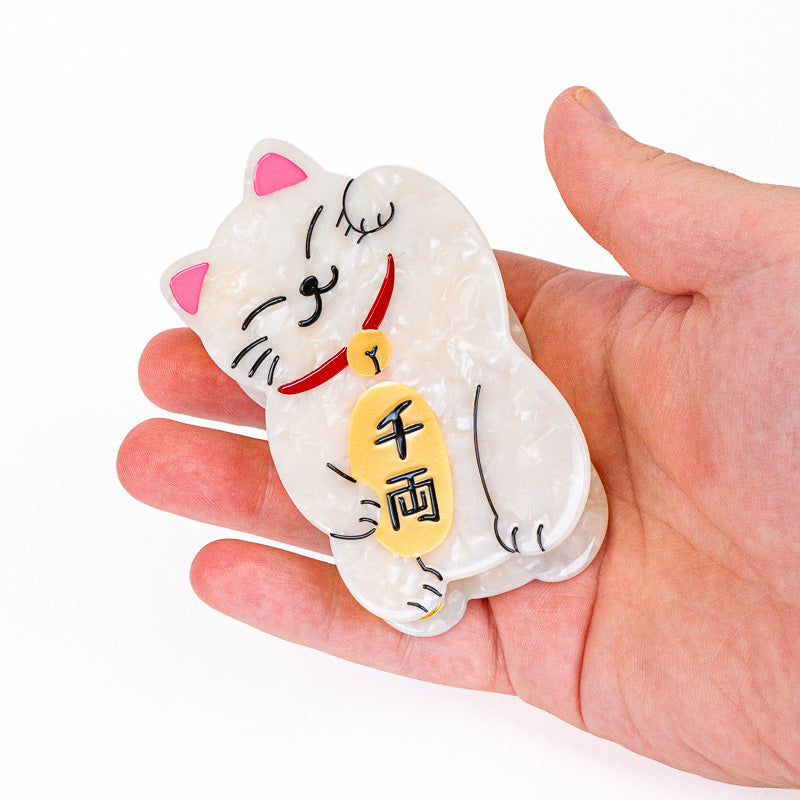 Pince à Cheveux Japonaise Maneki-Neko