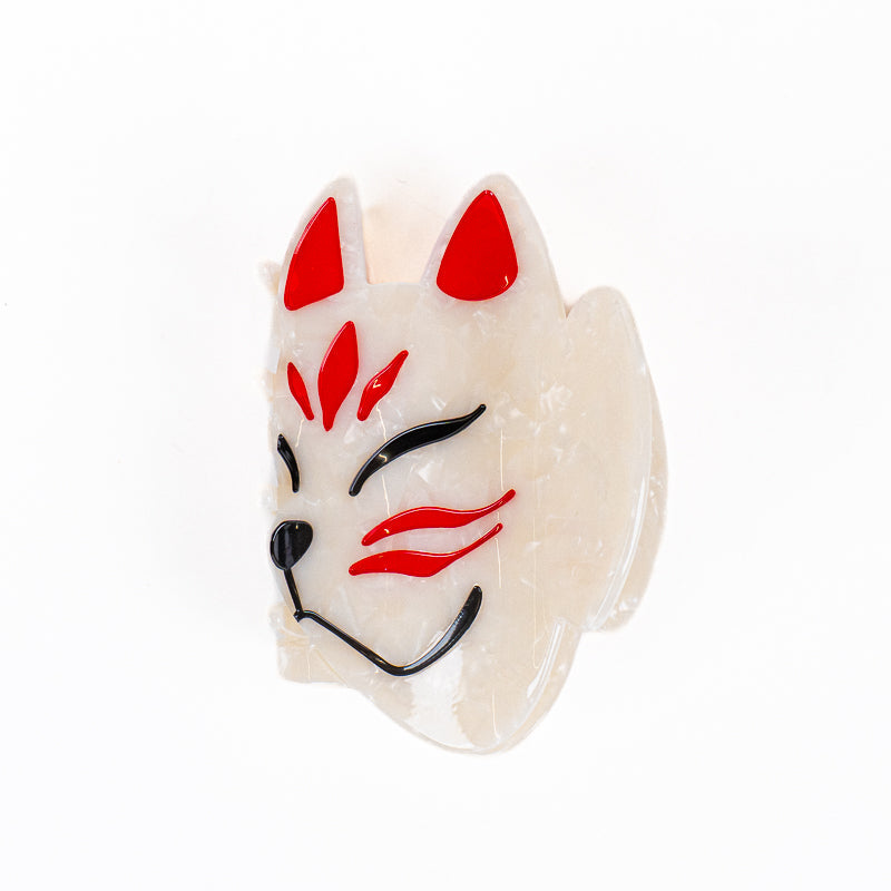 Pince à Cheveux Japonaise Masque Kitsune